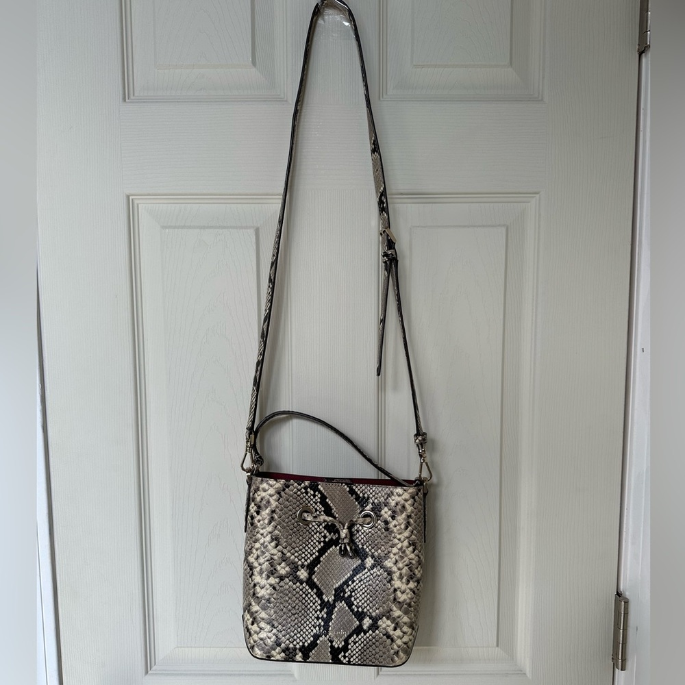 Kate Spade Eva Exotic Snakeskin Python Small Buck… - image 2